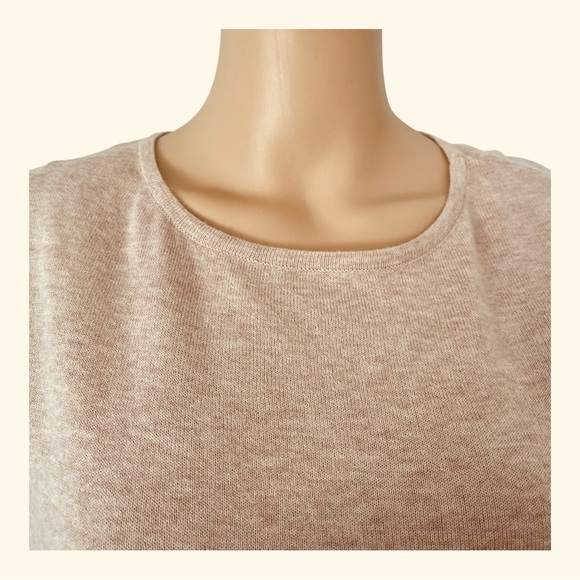 Copper Key cardigan minimalist loose oatmeal/cream long sleeves Women’s S - Picture 3 of 13